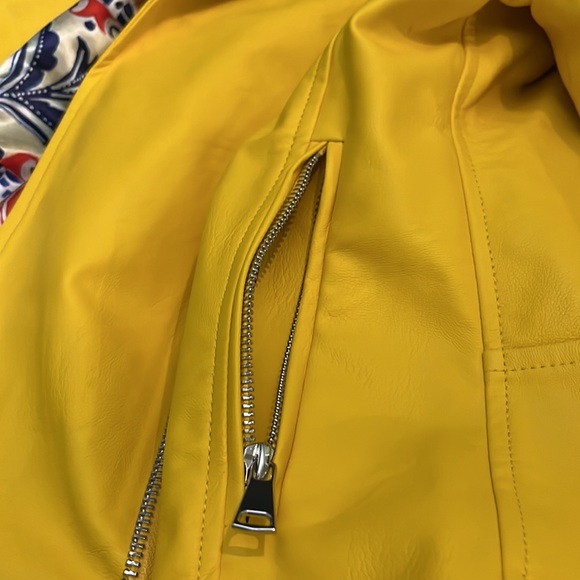 CaféNOIR V Leather Moto Jacket - Picture 7 of 12